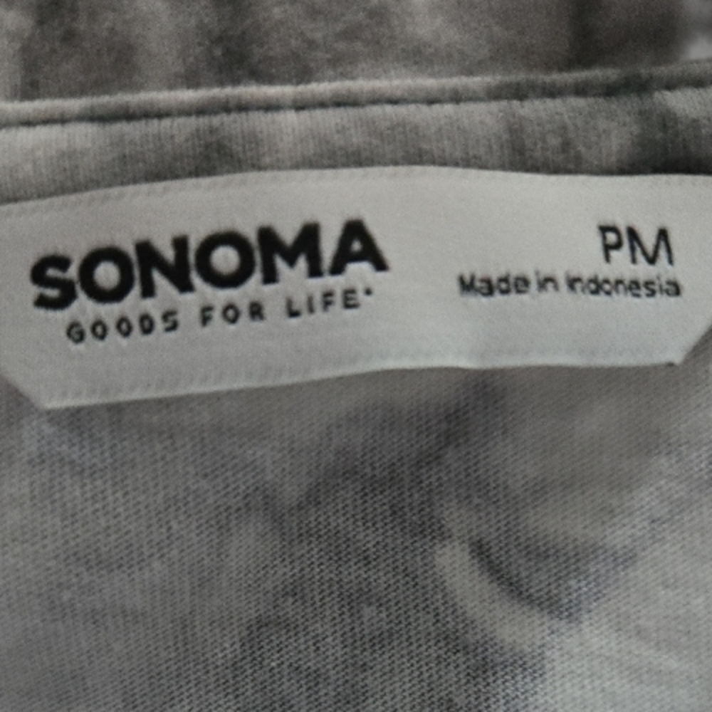 Sonoma Gray Tie-Dye Dress SZ MP - Picture 2 of 4
